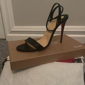 Brand new, NEVER worn black Christian Louboutin heels